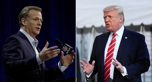 Donald Trump explota contra la NFL