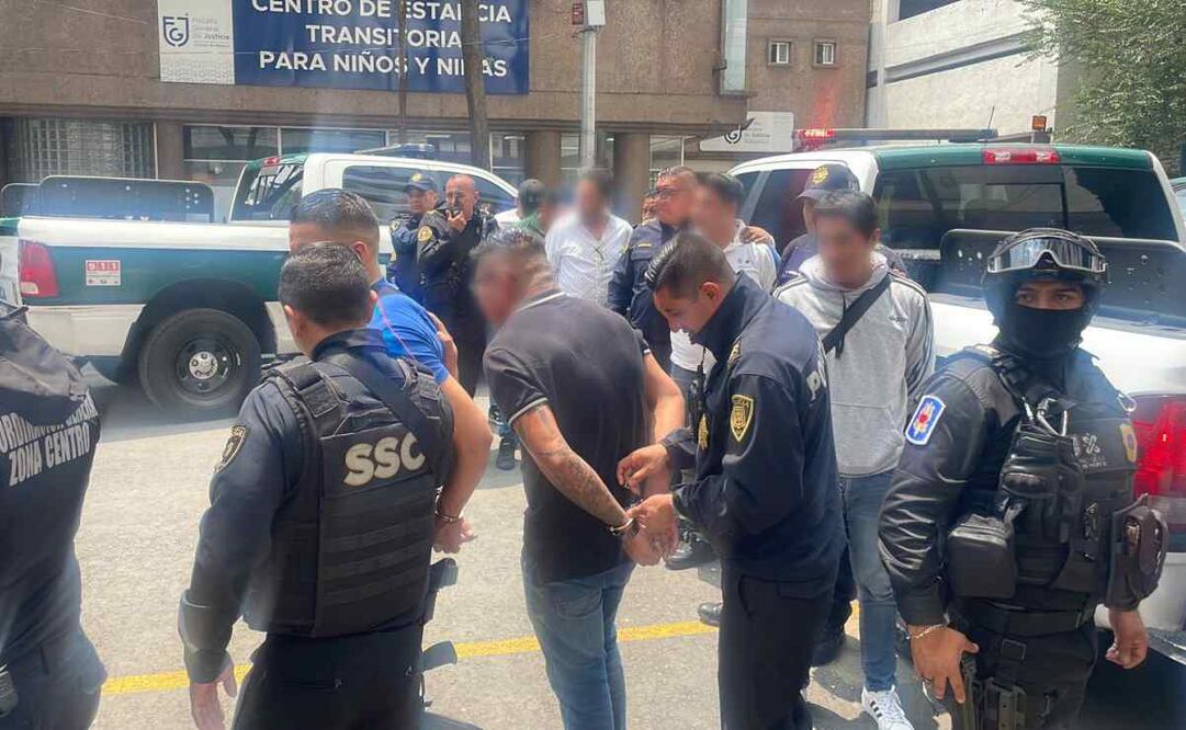 Policía capitalina detiene a 17 presuntos PDI. Foto: Especial