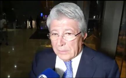 Presidente del Atlético de Madrid, preocupado por el San Luis