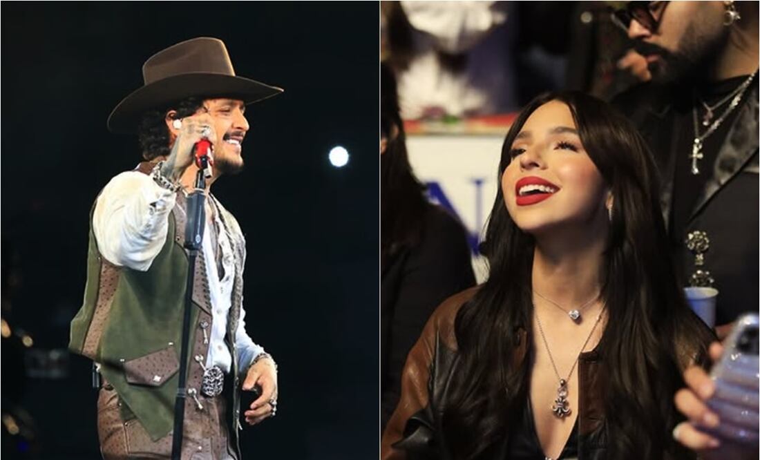 Ángela Aguilar. esposa de Christian Nodal, lo acompañó durante su concierto en la Plaza de Toros México.
Fotos: Instagram, vía @lamexicomonumental