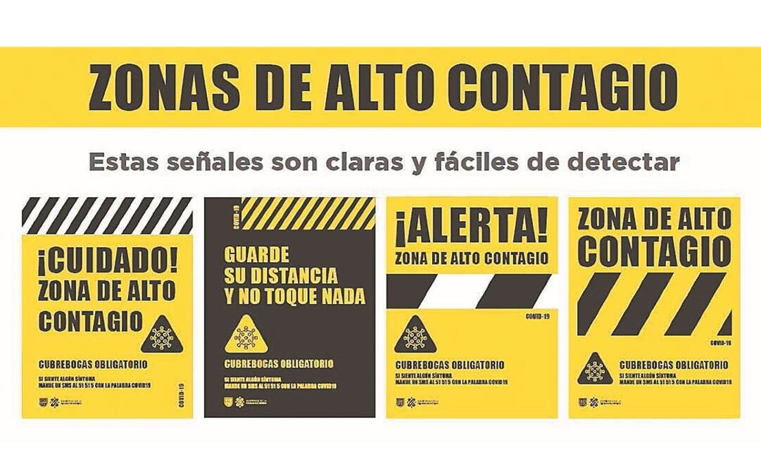 El Gobierno capitalino busca hacer visible que donde hay mayor número de personas es más elevado el riesgo de contraer coronavirus. Foto: ESPECIAL