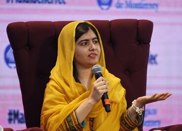 "¿Por qué nos hemos dividido?", dice Malala en México sobre muro de Trump