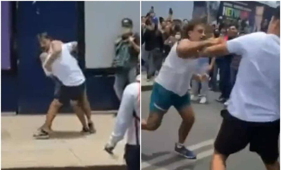 El conflicto callejero lo protagonizaron un profesor de la Escuela Superior de Ingeniería Mecánica y Eléctrica campus Zacatenco (Foto: Tomada de video