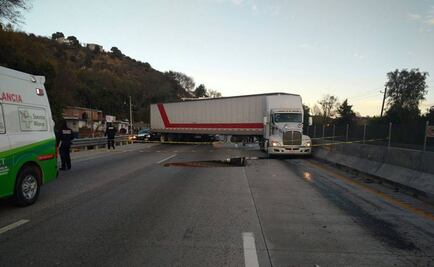 Reportan cierre parcial de la México-Querétaro