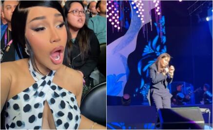 Cardi B comparte videos desde el concierto de Ana Gabriel; canta de memoria "¿Quién como tú?"