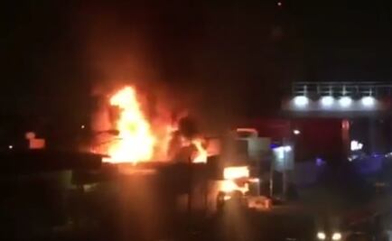 Difunden videos de incendio en Ciudad Azteca