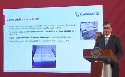 Llegan a México primeras vacunas contra Covid para ensayo fase 3; participarán 15 mil voluntarios: Ebrard