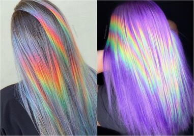 Conoce el pelo con efecto holograma