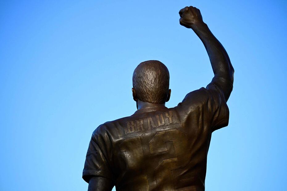 Estatua de Tom Brady en el Gillette Stadium - Foto: AFP