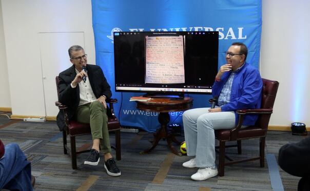 Félix Fernández durante una charla exclusiva para suscriptores de este diario. | Imagen: Paola Reyes.