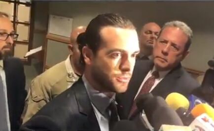 Pablo Lyle da sus primeras declaraciones antes de la audiencia 