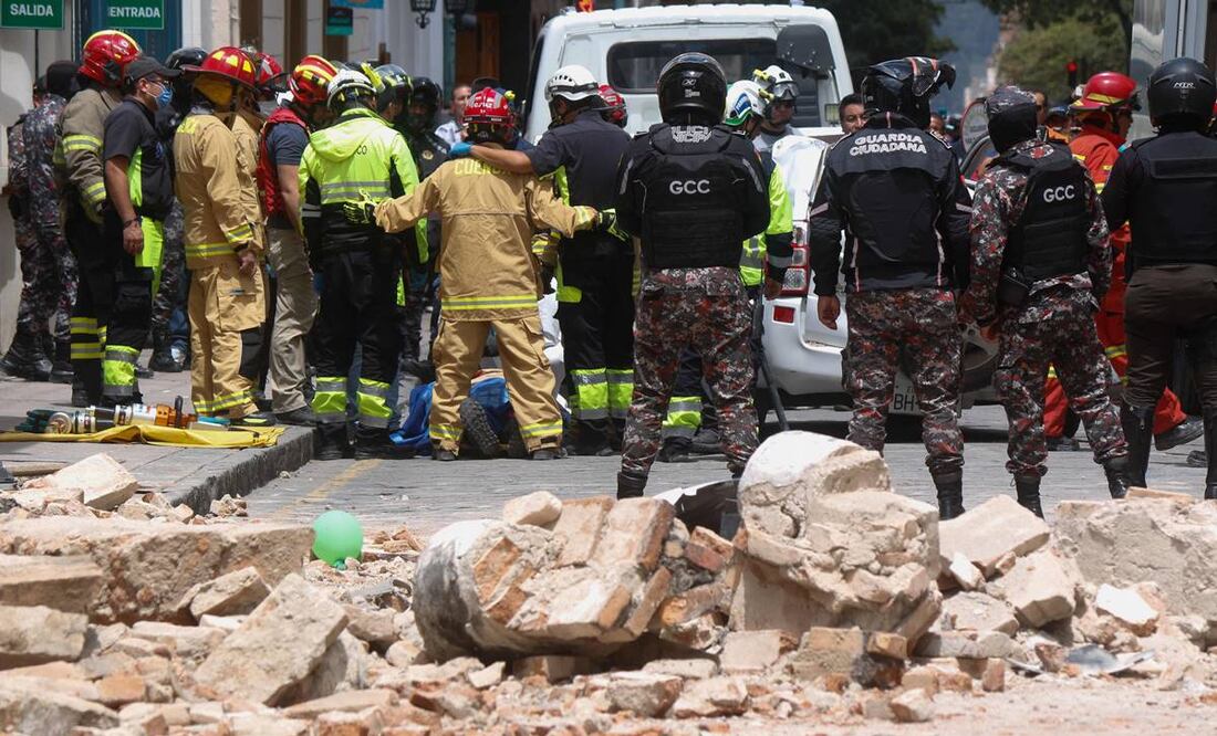 Terremoto en Ecuador. Foto: Fernando Machado/AFP