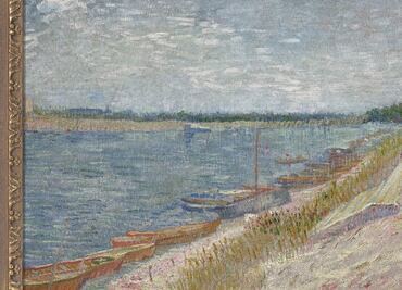 "Barcos amarrados" de Van Gogh se subasta por 27, 6 mdd