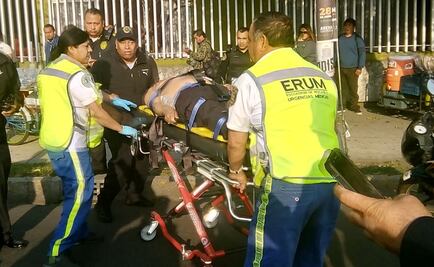 Hieren a policía durante asalto a transporte público en Iztapalapa