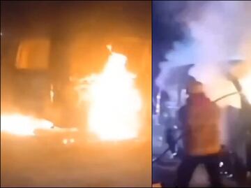 Pleito entre transportistas deja 4 vehículos incendiados en Santa Clara Ocoyucan, Puebla; Fiscalía investiga causas de conflicto