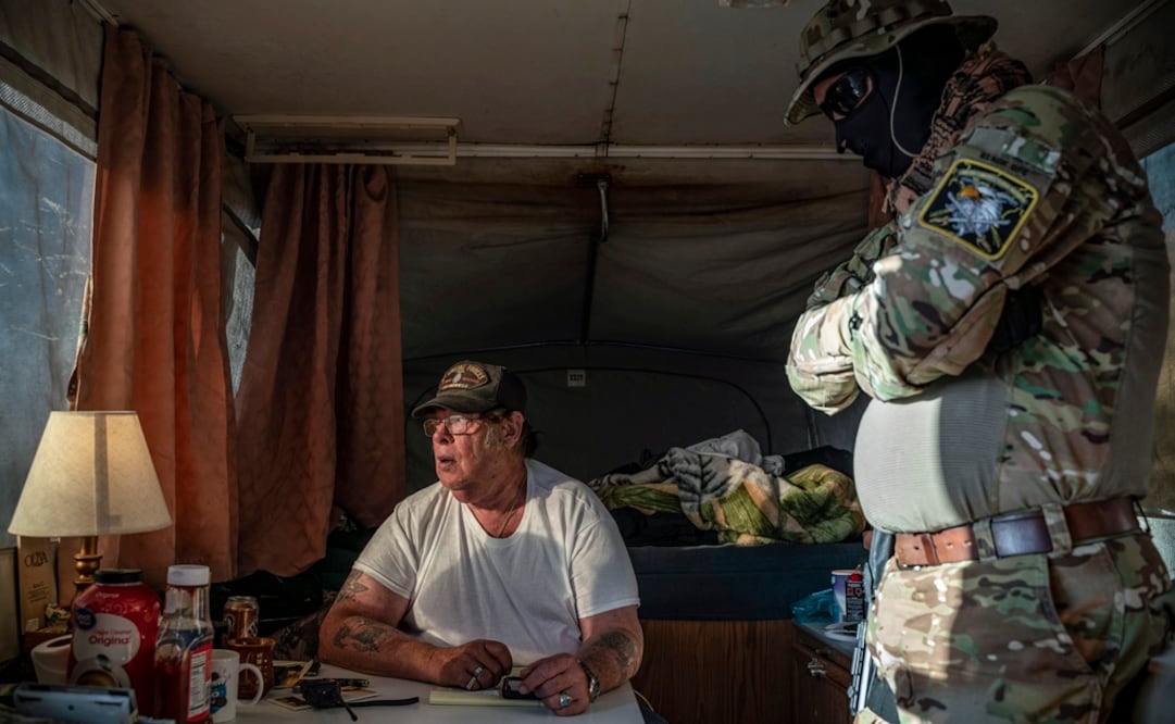 Patriotas Constitucionales. FOTO: PAUL RATJE. AFP