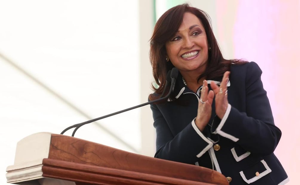 La gobernadora Lorena Cuéllar Cisneros afirmó que "Tlaxcala se posiciona como un modelo nacional en el tratamiento y la cultura del agua". | Foto: Especial.