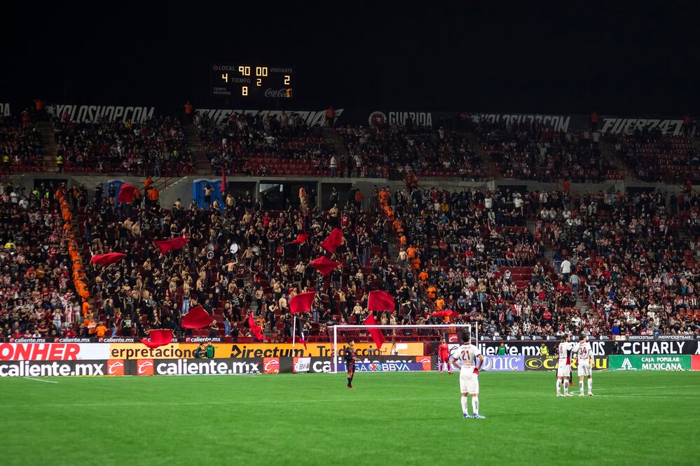 Estadio Caliente, durante el partido entre Xolos y Chivas de la Jornada 2 del Apertura 2024 - Foto: Imago7
