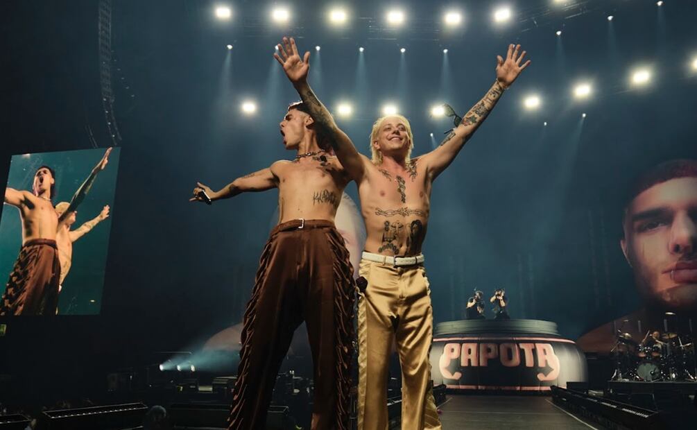 Ca7riel y Paco Amoroso en el Palacio de los Deportes. Foto: Liliana Estrada/OCESA.