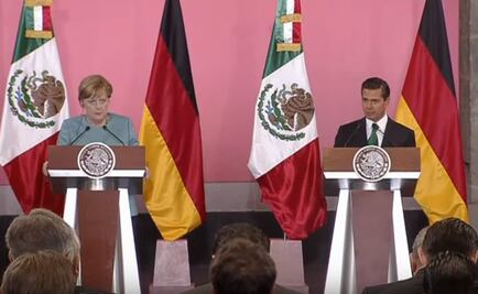 ​Ofrece Merkel ayuda de Alemania a México para combatir crimen