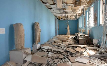 Resguardadas, casi todas las piezas de museos sirios