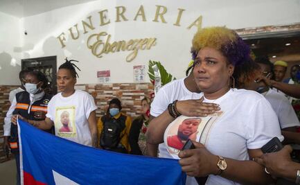 ¡Las vidas negras importan! Clama comunidad haitiana durante funeral en Tijuana