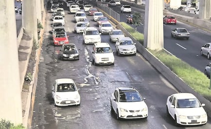 Parchan mal tras fuga de agua en Periférico