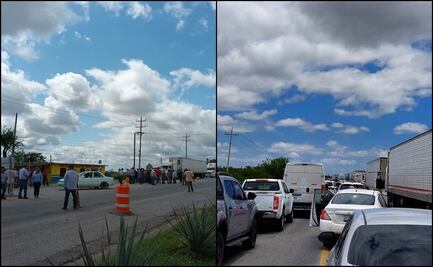 Productores de campo bloquean carretera en Tamaulipas; piden mejor precio por tonelada de sorgo