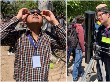Eclipse Solar 2024: Cientos de personas acudieron a la Universidad de Sonora a ver el eclipse