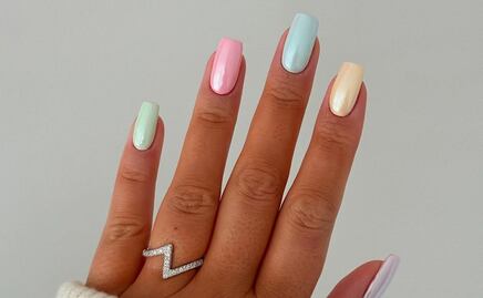Diseños de uñas en colores pastel para lucir en primavera