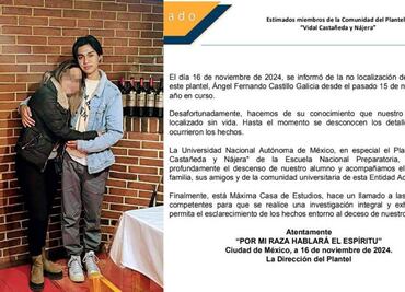 Localizan sin vida a Ángel Fernando, estudiante de la Prepa 4, desaparecido en el Bosque de Chapultepec; esto se sabe del caso