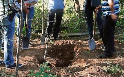 Localizan cinco fosas clandestinas en límites con Veracruz