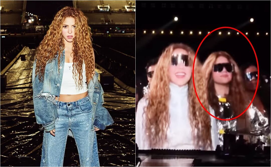 Shakira y Shakibecca, su imitadora venezolana.
Fotos: Instagram, vía @shakira