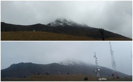 Nevado de Toluca se viste de blanco y atrae a visitantes 