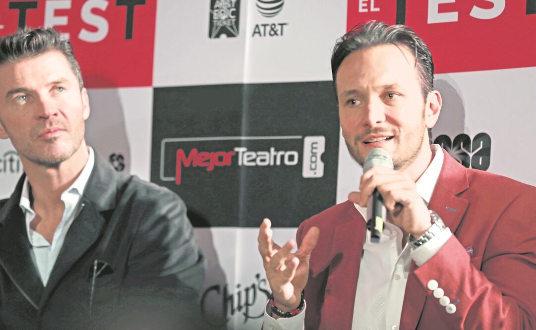 El actor agradeció a sus compañeros por el reconocimiento. (ALEJANDRA LEYVA. EL UNIVERSAL)