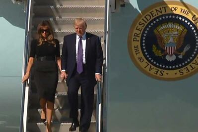 Trump se reúne con víctimas de ataque en Las Vegas