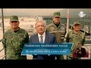 AIFA “es el mejor aeropuerto de América Latina”: AMLO