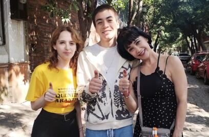 Susana Zabaleta vota en compañía de sus hijos: “el voto se inculca”