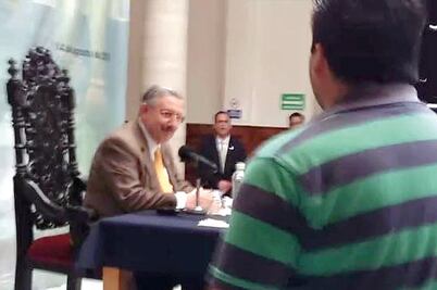 Agreden a presidente de la Corte