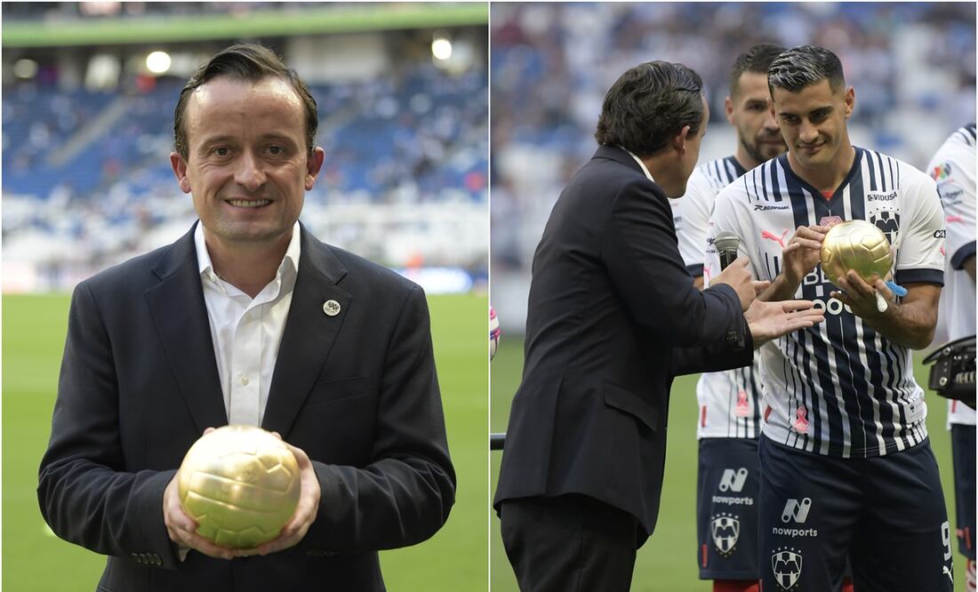 Mikel Arriola presente en el juego Rayados vs Cruz Azul / FOTO: ESPECIAL