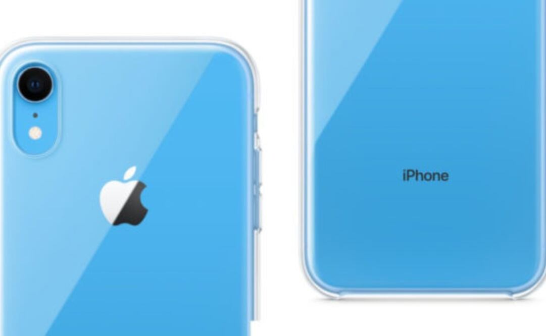 En algunos comunicados de prensa del iPhone Xr de algunos algunos países, Apple mencionó una funda transparente entre los accesorios oficiales