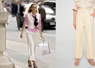 Copia el look de Carrie Bradshaw para ir a la oficina