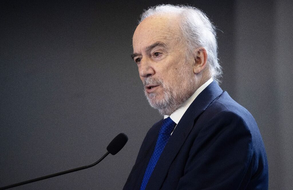 El director de la Real Academia Española (RAE), Santiago Muñoz Machado.
Foto: EFE / Orlando Barría