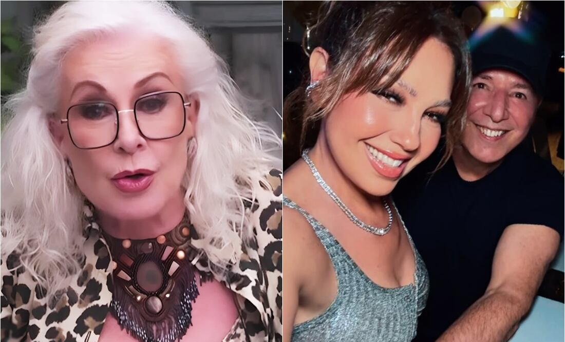 Thalía y Tommy Mottola Thalía y Tommy Mottola