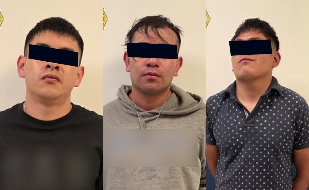 Caen presuntos extorsionadores de taxistas en GAM; simulaban ser agentes del Edomex. Foto: Especial