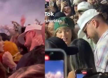 Captan a Taylor Swift y Travis Kelce disfrutando de una romántica cita en el festival Coachella