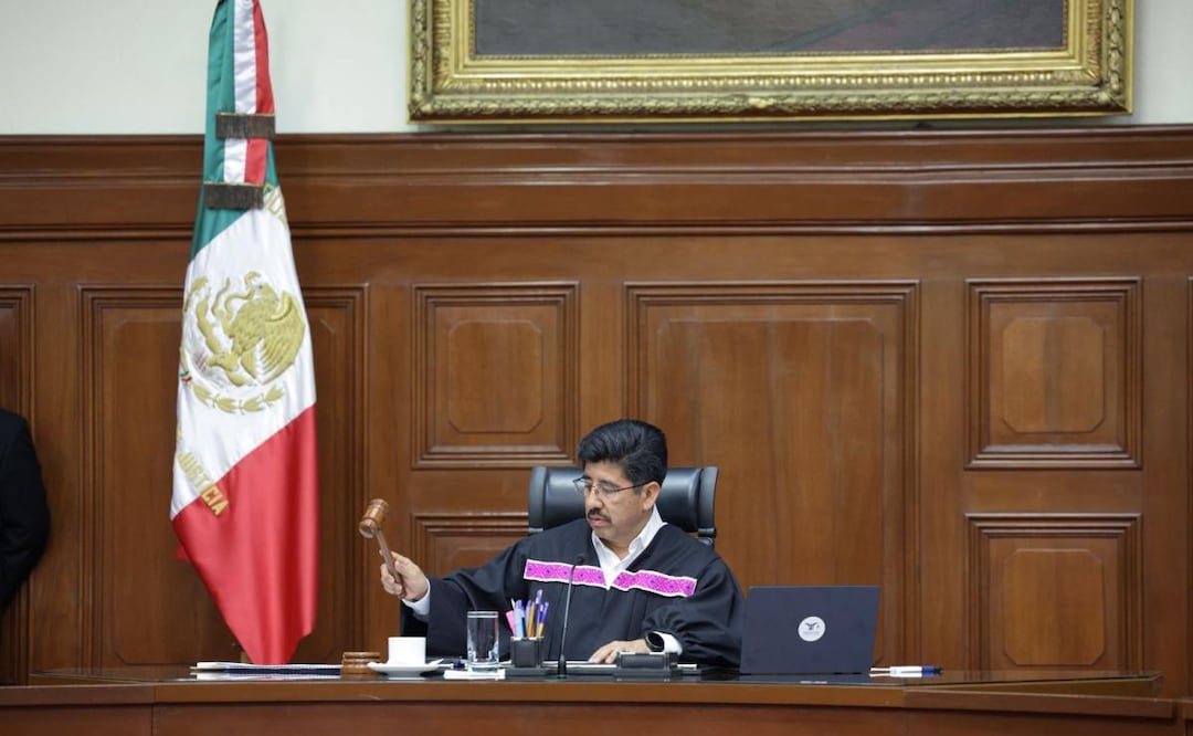 Hugo Aguilar, presidente de la Suprema Corte de justicia de la Nación (SCJN) (14/04/2026). Foto: Especial