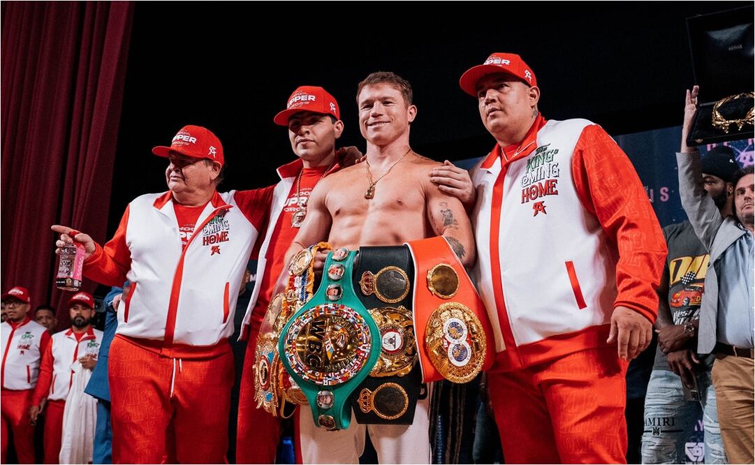 Canelo Álvarez expondrá los títulos de los supermedianos