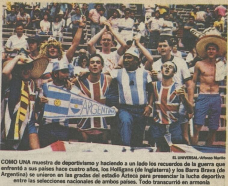 Así se vivió “la mano de Dios” de Maradona, en el Mundial de México en 1986