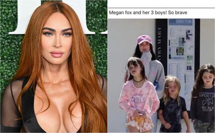 Acusan a Megan Fox por supuesto abuso infantil por vestir a sus hijos con ropa de niña